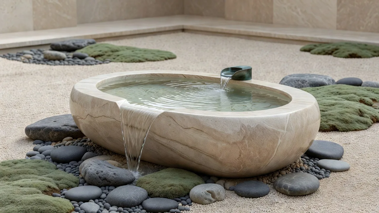 禅の水鉢